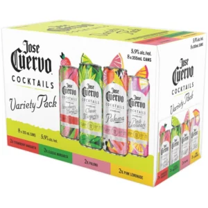 Jose Cuervo Sparkling Cocktails Variety Pack 2840ml